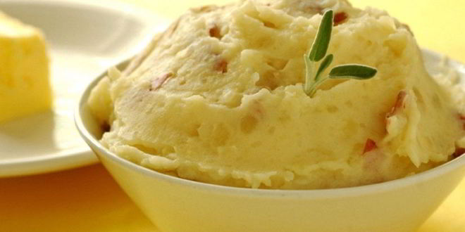 Рецепт картофельного пюре с жареным луком
