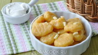 Рецепт Картофельных ньокков с тыквой