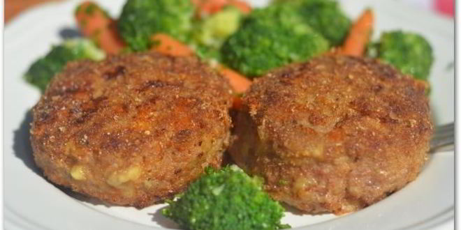 Рецепт говяжьих котлет с сыром