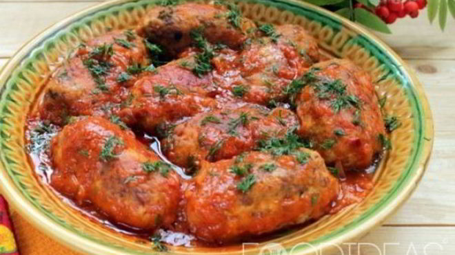 Рецепт Гречаников в томатном соусе