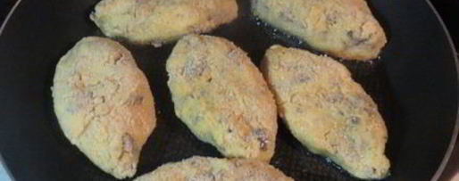 Шаг 9: картофельных котлет с грибами