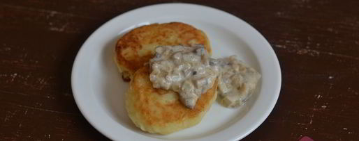 Шаг 11: картофельных котлет с грибным соусом