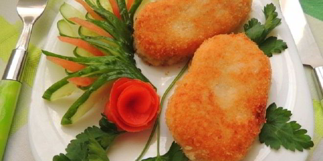 Рецепт картофельных котлет с рисом