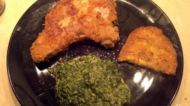 Рецепт Котлеты натуральной из свинины на кости