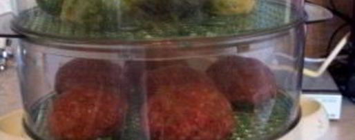 Шаг 2: котлет из говядины на пару