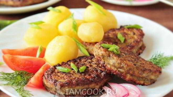 Рецепт Котлет из говяжьей печени с морковью