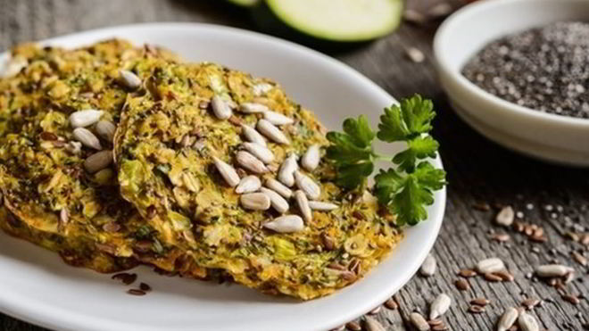 Рецепт Котлет из кабачков с овсяными хлопьями