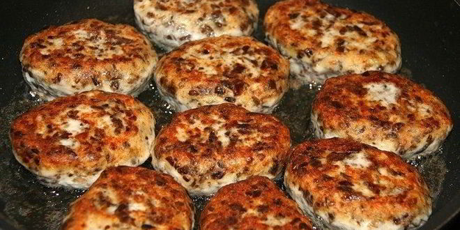 Рецепт котлет из опят