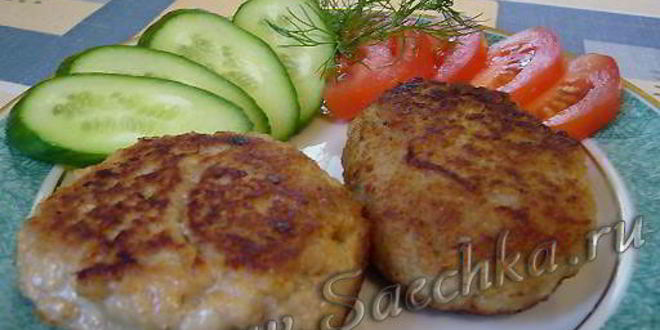 Рецепт котлет с черным хлебом