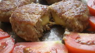 Рецепт Котлет с сырной начинкой