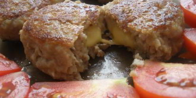 Рецепт котлет с сырной начинкой