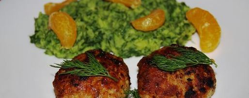 Шаг 7: котлет с творогом и пюре из картофеля и петрушки