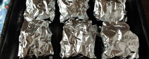 Шаг 5: котлет в фольге в духовке