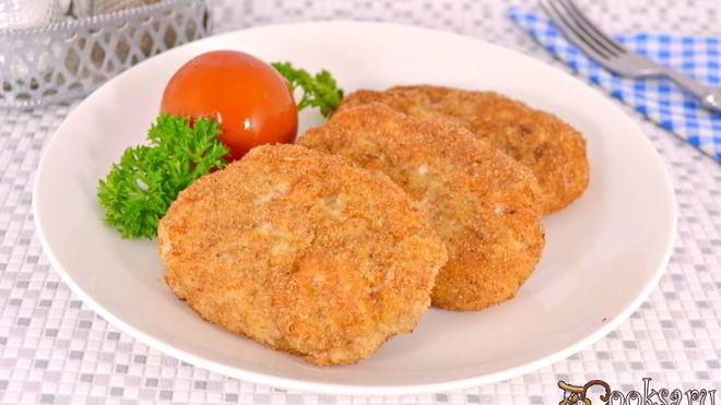 Рецепт Куриных котлет с капустой и гречневыми хлопьями