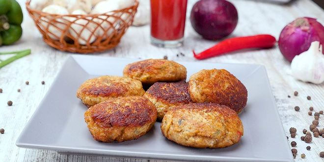 Рецепт куриных котлет с капустой