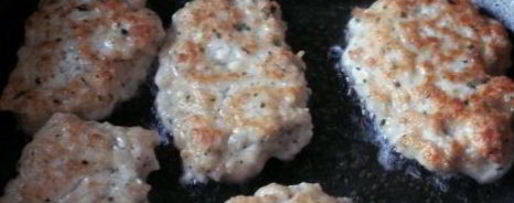 Шаг 1: рубленых котлеток из куриной грудки