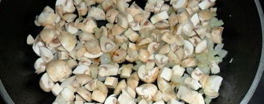 Шаг 2: рыбных котлет, фаршированных грибами