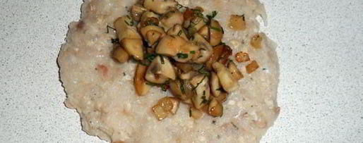 Шаг 4: рыбных котлет, фаршированных грибами