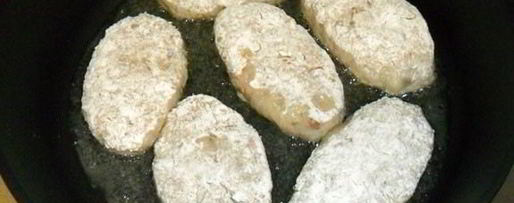 Шаг 7: рыбных котлет, фаршированных грибами