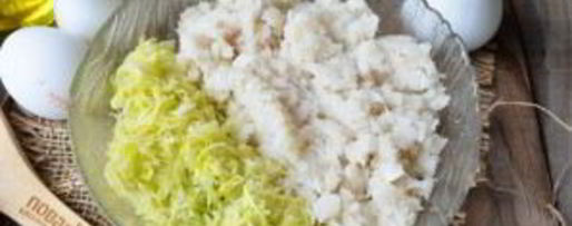 Шаг 4: рыбных котлет с творогом и кабачками