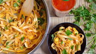 Рецепт Лапши под соусом