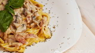 Рецепт Лапши с белыми грибами