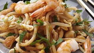 Рецепт Лапши с креветками по-тайски