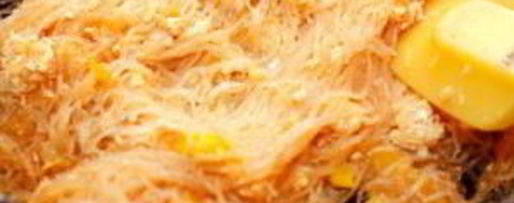 Шаг 5: лапши с креветками