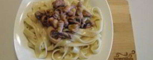 Шаг 5: лапши с морепродуктами