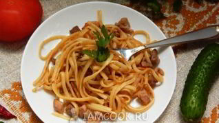 Рецепт Лапши с мясом