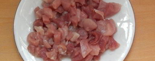 Шаг 2: лапши с мясом