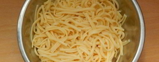 Шаг 4: лапши с мясом