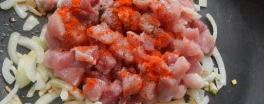 Шаг 6: лапши с мясом