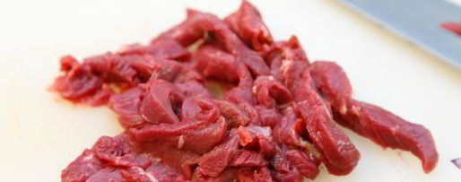 Шаг 2: лапши удон с говядиной