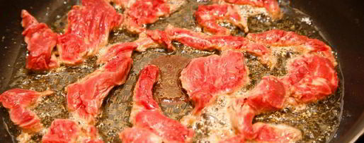 Шаг 3: лапши удон с говядиной