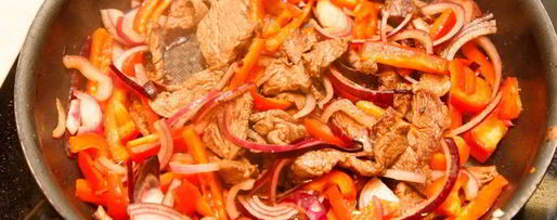 Шаг 4: лапши удон с говядиной