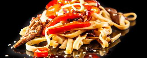 Шаг 7: лапши удон с говядиной