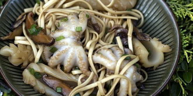 Рецепт лапши удон с морепродуктами