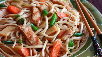 Рецепт Лапши вок с курицей