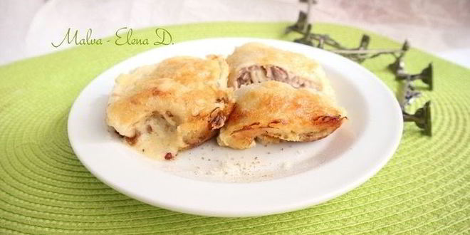 Рецепт блинной лазанья с индейкой