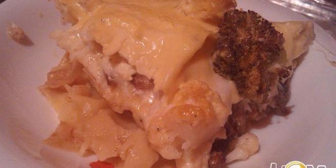 Рецепт большой лазанья с морепродуктами