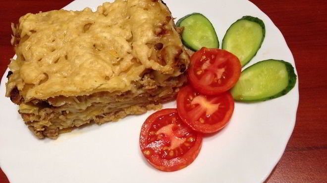 Рецепт Домашней лазанья простая