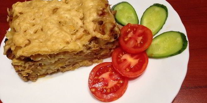 Рецепт домашней лазанья простая