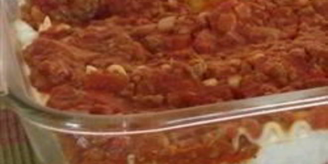 Рецепт домашней лазанья с фаршем и творогом