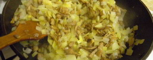 Шаг 3: грибная лазанья