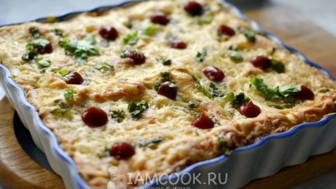 Рецепт Итальянской лазанья с комбинированным фаршем