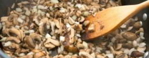 Шаг 2: лазаний грибная