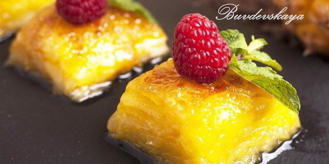 Рецепт лазаний из ананаса с имбирем