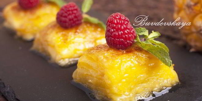 Рецепт лазаний из ананаса с имбирем