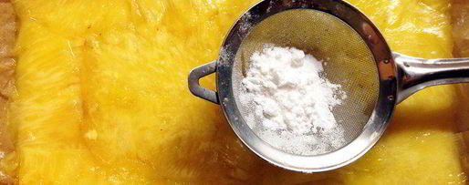 Шаг 1: лазаний из ананаса с имбирем